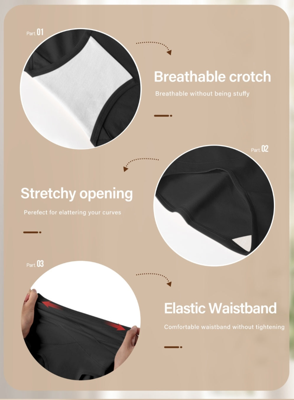 Culotte Gainante Taille Haute – Lot de 4 | LümiiËlle